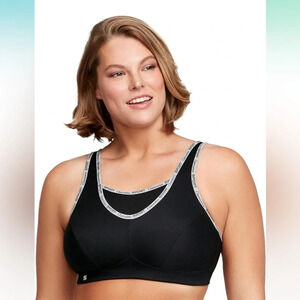 Glamorise Women's No-bounce Camisole Sports Bra
Wirefree #1066
Glamorise 50D